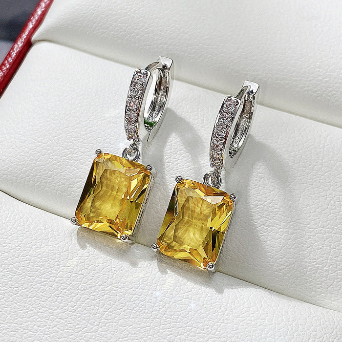 Wholesale Zircon Copper Earrings MOQ≥2 JDC-ES-CaoS029