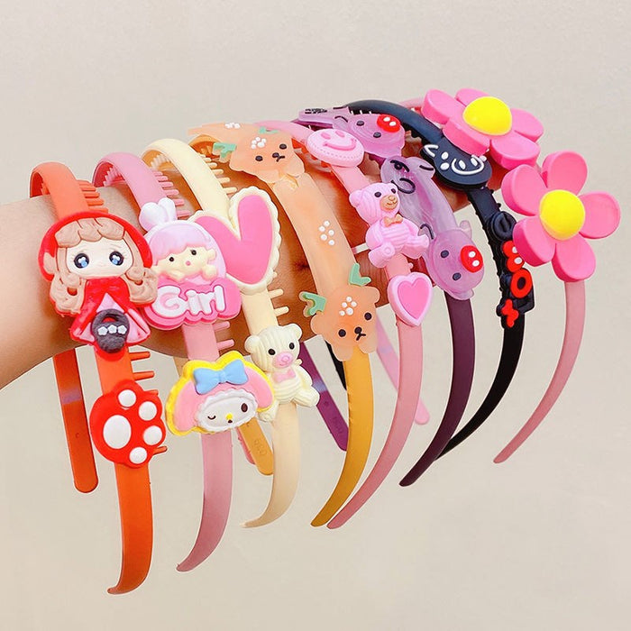 Wholesale headband plastic children with teeth non-slip MOQ≥2 JDC-HD-MingGe002