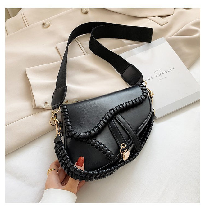 Wholesale Shoulder Bag PU Underarm Saddle Bag Diagonal Cross JDC-SD-Zhengn003