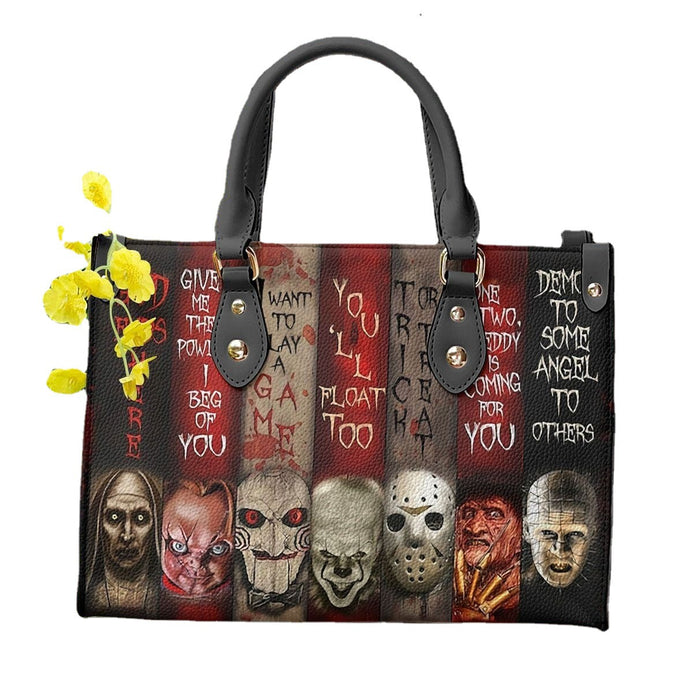 Wholesale Handbag PU Horror Cartoon Printing Large Capacity (M) JDC-HB-Xinp003