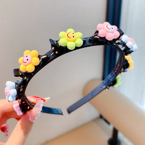 Wholesale Acrylic Summer Kids Hair Clip Headband JDC-HS-Peini002