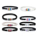 Jewelry WholesaleWholesale Rainbow Braided Bracelet Bracelet Titanium Steel PU Leather Gay Jewelry JDC-BT-QuanS003 Bracelet 泉溪水 %variant_option1% %variant_option2% %variant_option3%  Factory Price JoyasDeChina Joyas De China