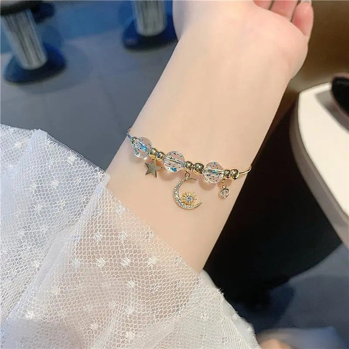 Jewelry WholesaleWholesale personality DREAM FAIRY star moon student Bracelet JDC-BT-HuG001 Bracelet 胡格 %variant_option1% %variant_option2% %variant_option3%  Factory Price JoyasDeChina Joyas De China