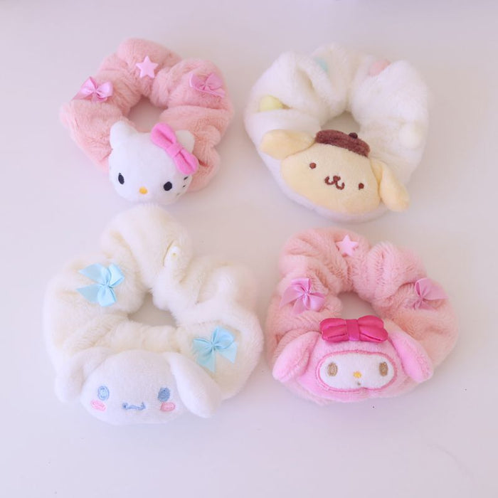 Wholesale Hair Scrunchies Plush Cute Cartoon MOQ≥2 JDC-HS-CRQT001