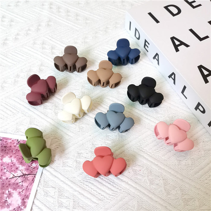 Wholesale Resin Kids Heart Hair Clip MOQ≥2 JDC-HC-KEZ003