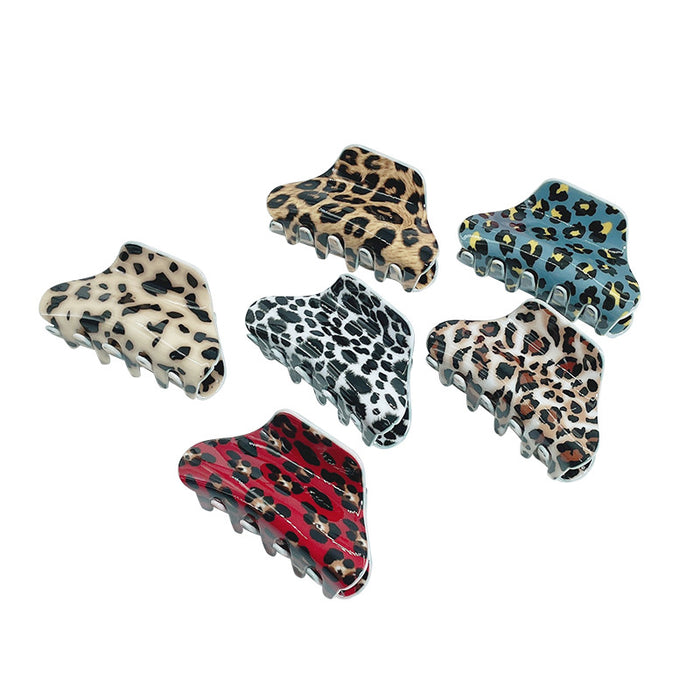 Wholesale Leopard Acrylic Hair Clips JDC-HC-GeLeiS001