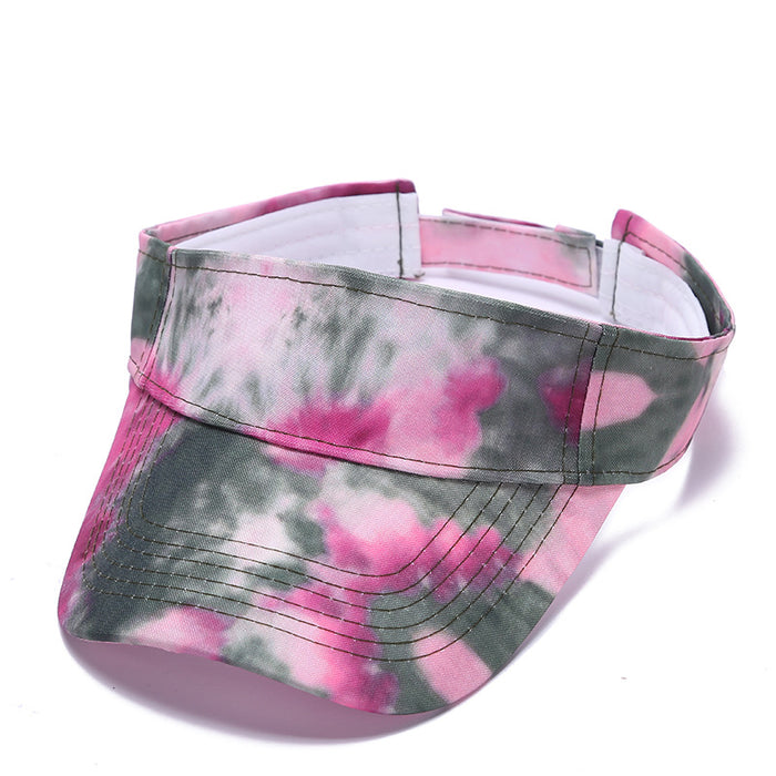 Jewelry WholesaleWholesale Cotton Tie Dye Empty Top Hat Sun Hat MOQ≥2 JDC-FH-ZhuoP005 Fashionhat 卓澎 %variant_option1% %variant_option2% %variant_option3%  Factory Price JoyasDeChina Joyas De China