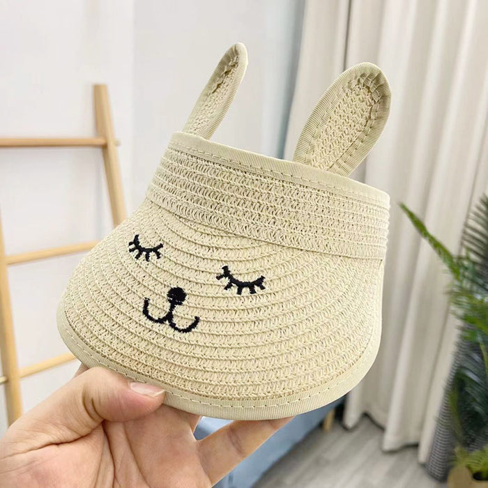 Jewelry WholesaleWholesale children's paper fiber sun hat empty top straw hat JDC-FH-ShuaiR003 Fashionhat 帅睿 %variant_option1% %variant_option2% %variant_option3%  Factory Price JoyasDeChina Joyas De China