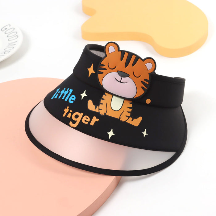 Jewelry WholesaleWholesale Children's Empty Top Cap Polyester Visor Hat JDC-FH-ShuaiR005 Fashionhat 帅睿 %variant_option1% %variant_option2% %variant_option3%  Factory Price JoyasDeChina Joyas De China