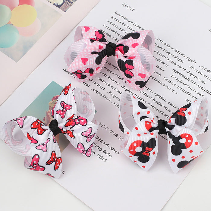 Wholesale Children's Amusement Park Joyful 3 Inch Upturned Butterfly Hair Clip (M) JDC-HC-Danzuo041