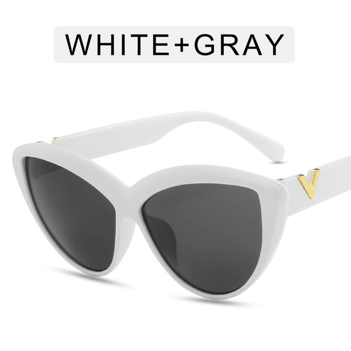 Jewelry WholesaleWholesale cat eye big frame fashion sunglasses JDC-SG-GuangD011 Sunglasses 光度 %variant_option1% %variant_option2% %variant_option3%  Factory Price JoyasDeChina Joyas De China