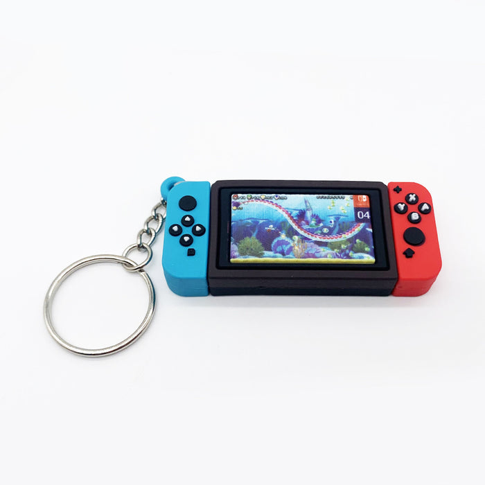 Wholesale Cartoon Silicone Game Machine Keychain MOQ≥2 JDC-KC-HAn001