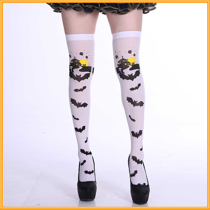 Wholesale Socks Cloth Halloween Skeleton Gloves Skull Skeleton Paws Bleeding MOQ≥2 JDC-SK-hengz003