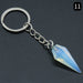 Jewelry WholesaleWholesale Natural Crystal Agate Stone Hexagonal Cone Keychain MOQ≥2 JDC-KC-KeS001 Keychains 科索 %variant_option1% %variant_option2% %variant_option3%  Factory Price JoyasDeChina Joyas De China