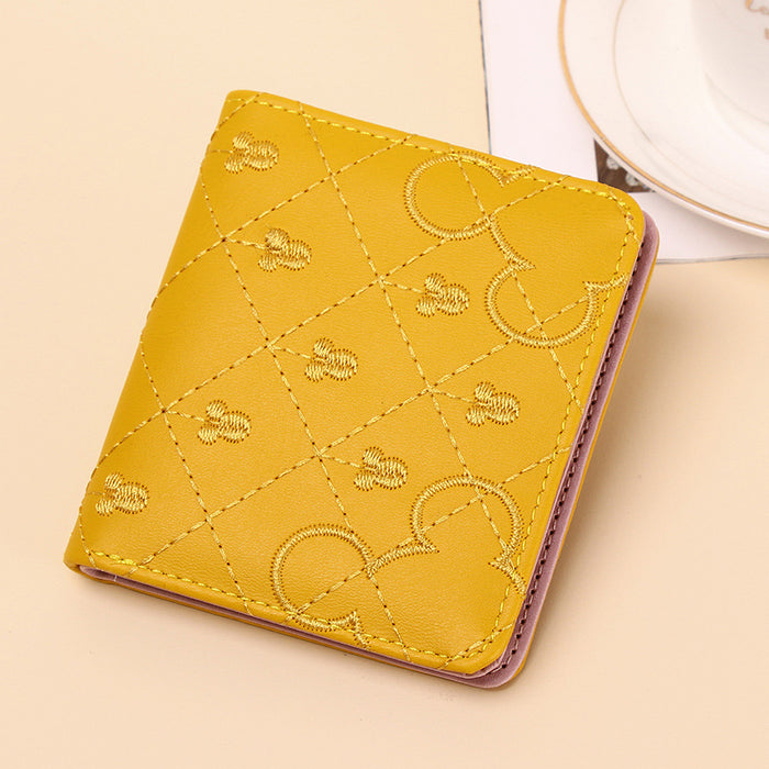 Jewelry WholesaleWholesale printed wallet cartoon cute short pu ladies wallet JDC-WT-BaoD003 Wallet 包东 %variant_option1% %variant_option2% %variant_option3%  Factory Price JoyasDeChina Joyas De China