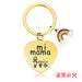 Jewelry WholesaleWholesale Heart Shaped Mother's Day Metal Keychain JDC-KC-GangGu013 Keychains 钢古 %variant_option1% %variant_option2% %variant_option3%  Factory Price JoyasDeChina Joyas De China