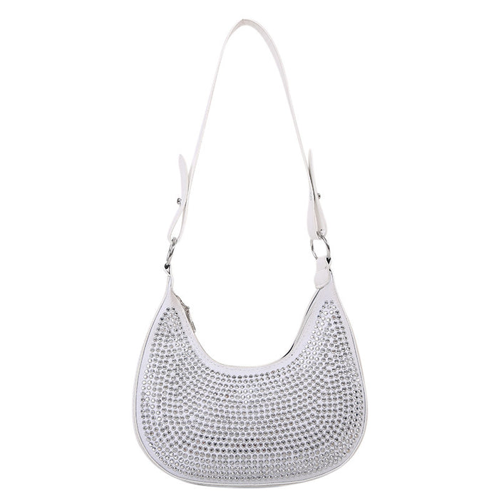 Wholesale Shoulder Bag PU Rhinestone Chain Underarm JDC-SD-Chunyao001