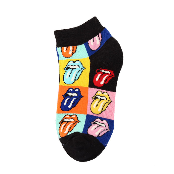 Wholesale men's and women's same style socks JDC-SK-XinH007