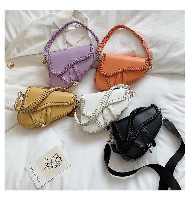 Wholesale Shoulder Bag PU Underarm Saddle Bag Diagonal Cross JDC-SD-Zhengn003