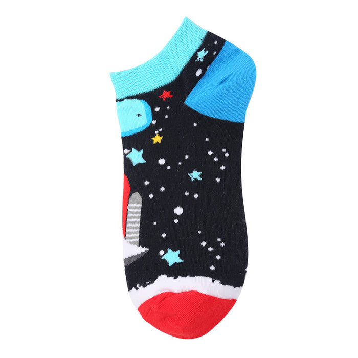 Wholesale summer thin fun fruit socks JDC-SK-XinH011