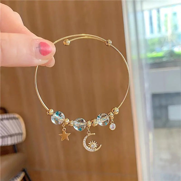 Jewelry WholesaleWholesale personality DREAM FAIRY star moon student Bracelet JDC-BT-HuG001 Bracelet 胡格 %variant_option1% %variant_option2% %variant_option3%  Factory Price JoyasDeChina Joyas De China