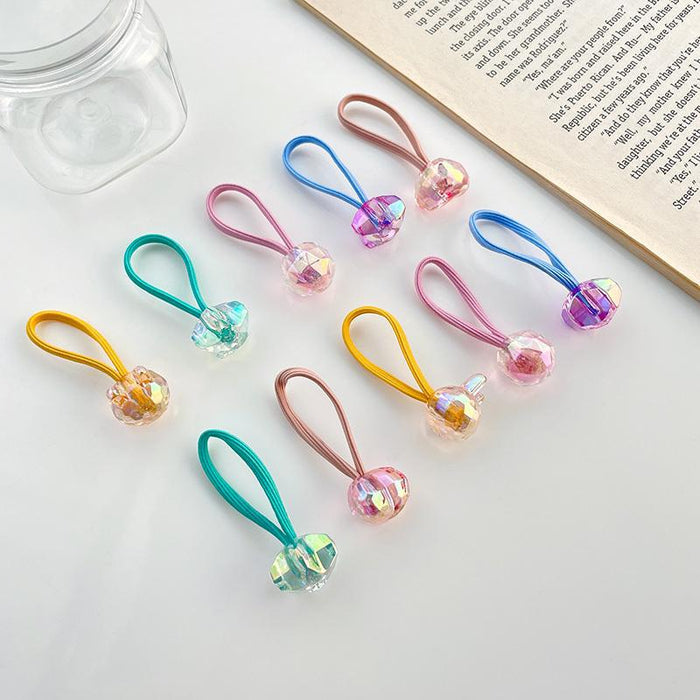 Wholesale children's rubber band head rope does not hurt hair tie JDC-HS-QiaHan001