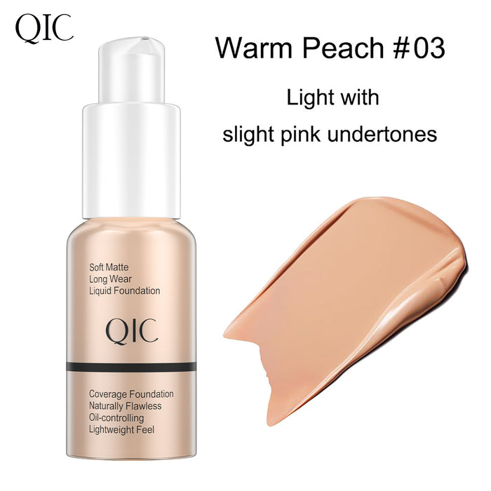 Wholesale Concealer Liquid Foundation Brightening Hydrating Oil Control JDC-LF-QNC001