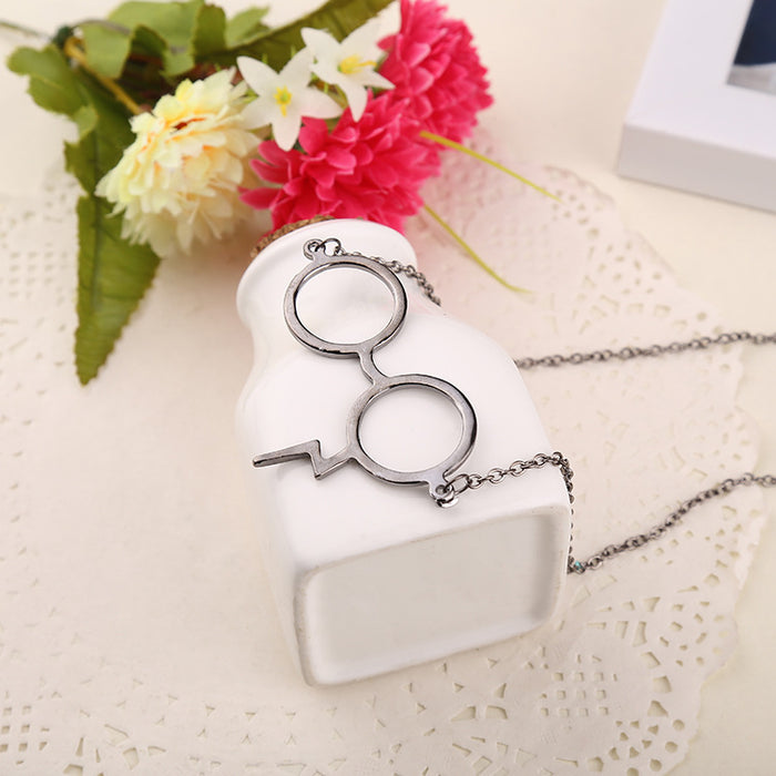 Jewelry WholesaleWholesale Metal Time Converter Hourglass Rotating Alloy Necklace MOQ≥2 JDC-NE-ZJ017 Necklaces 志嘉 %variant_option1% %variant_option2% %variant_option3%  Factory Price JoyasDeChina Joyas De China