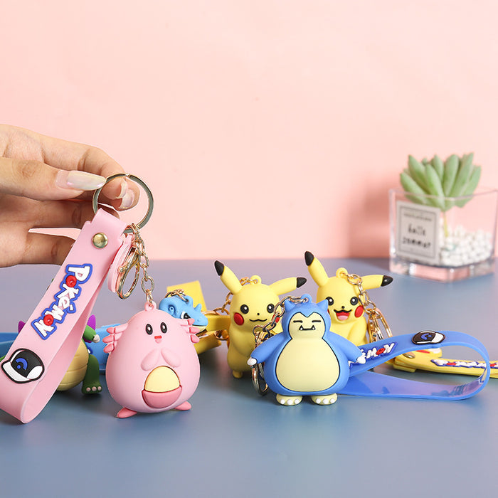 Wholesale Keychains PVC Cartoon Cute Figure MOQ≥2 JDC-KC-XHuang002