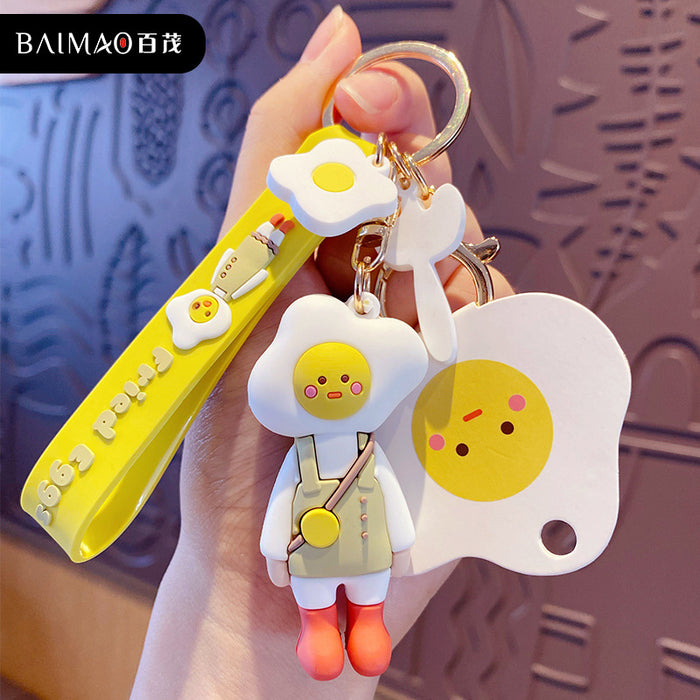 Wholesale cartoon food series key chain JDC-KC-BaiM029