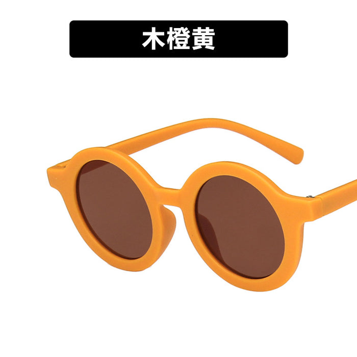 Jewelry WholesaleWholesale children's round frame cream color sunglasses JDC-SG-KD139 Sun Glasses 珂盾 %variant_option1% %variant_option2% %variant_option3%  Factory Price JoyasDeChina Joyas De China