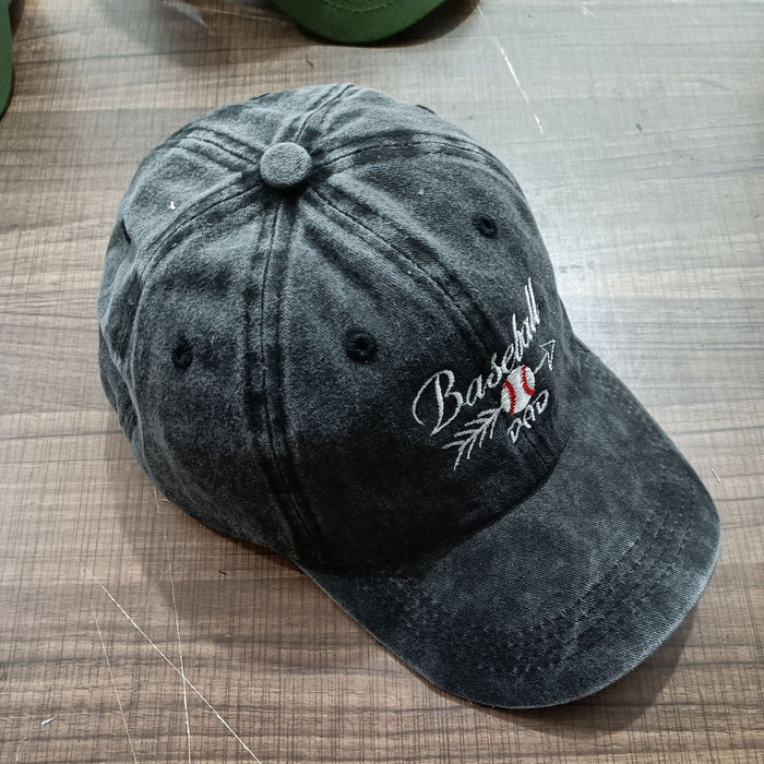 Wholesale Baseball DAD Embroidered Baseball Cap Cotton Peaked Daddy Cap MOQ≥2 JDC-FT-QiuXi002