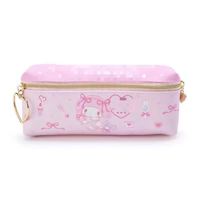 Wholesale Cartoon PU Double Zipper Pencil Case (F) MOQ≥3 JDC-PB-Xinka001