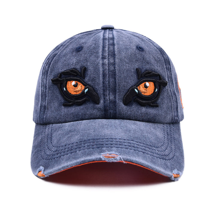 Wholesale Cartoon Hawkeye Embroidered Cotton Baseball Cap MOQ≥2 JDC-FH-WenR006