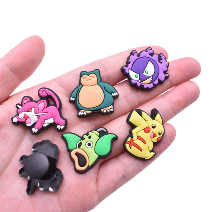 Wholesale Random 100pcs Cartoon Cute PVC DIY Accessories Croc Charms (M) JDC-CCS-RYY049