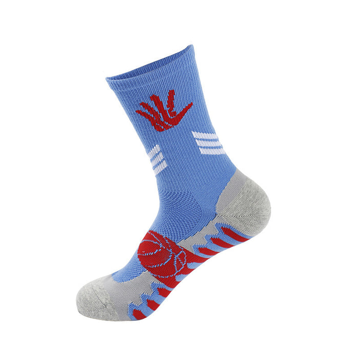 Wholesale Sock Cotton Sweat Absorbing Tall Basketball Socks Thick Thick Line Men MOQ≥3 JDC-SK-XYY001