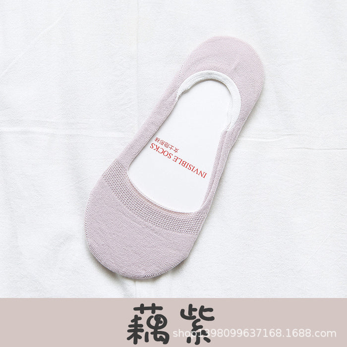 Jewelry WholesaleWholesale Ladies Thin Summer Cotton Shallow Non-Slip Boat Socks JDC-SK-JiaF002 Sock 嘉菲 %variant_option1% %variant_option2% %variant_option3%  Factory Price JoyasDeChina Joyas De China