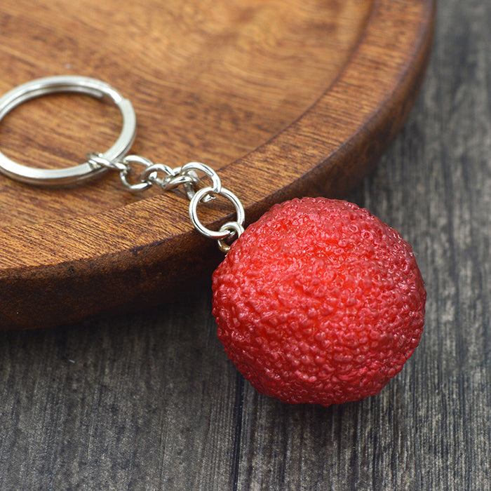 Wholesale Creative Simulation Food Keychain PVC JDC-KC-LeO004