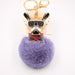 Jewelry WholesaleWholesale French Bulldog Alloy Faux Hair PVC Hairball Pom Pom  Keychain JDC-KC-Zuge017 Keychains 祖格 %variant_option1% %variant_option2% %variant_option3%  Factory Price JoyasDeChina Joyas De China