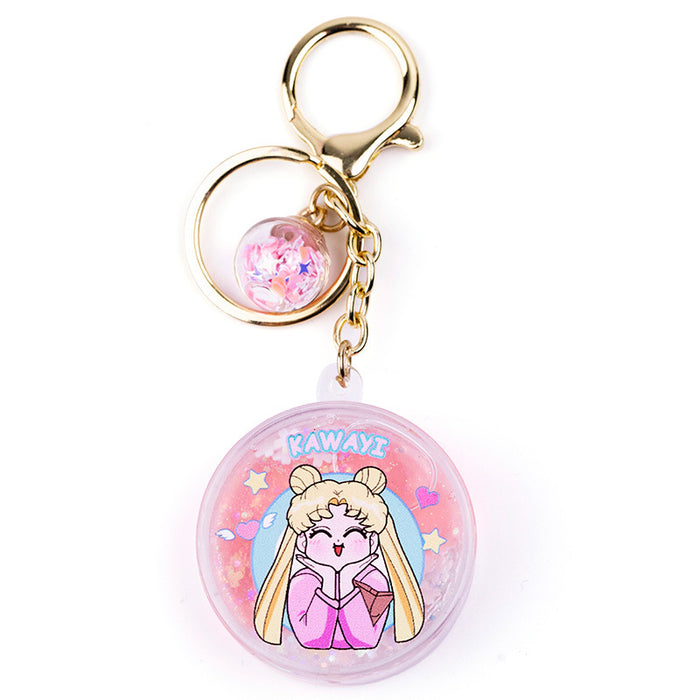 Wholesale keychain PVC soft acrylic pendant cute cartoon MOQ≥5 JDC-KC-HHY002