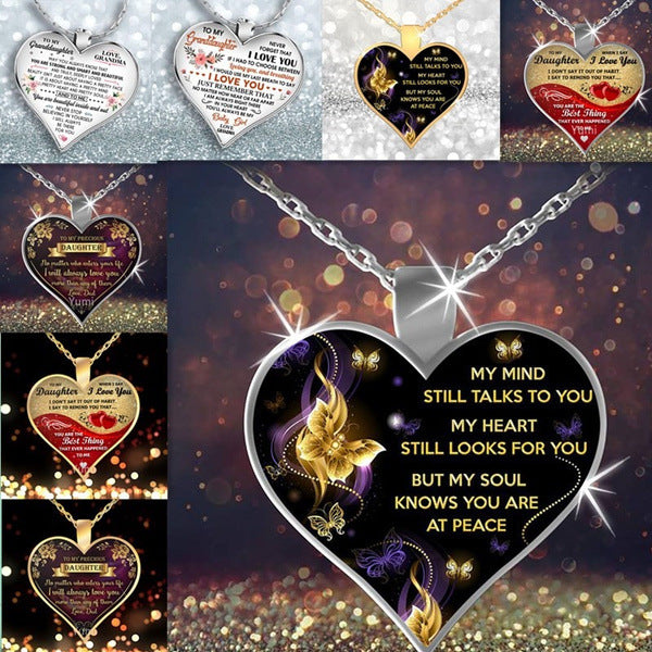 Jewelry WholesaleWholesale necklace my heart is still talking to you MOQ≥3 JDC-NE-HaoH004 Necklaces 豪瀚 %variant_option1% %variant_option2% %variant_option3%  Factory Price JoyasDeChina Joyas De China