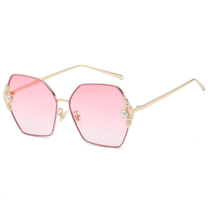 Wholesale sunglasses metal polygon JDC-SG-BaoL021