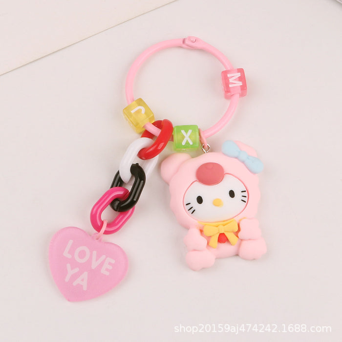 Wholesale Key Chain Acrylic Cute Cartoon Doll Love Pendant MOQ≥2 (S) JDC-KC-YiHan029