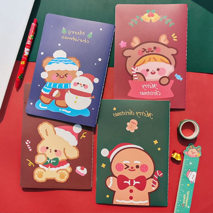 Wholesale Notebook Paper Christmas Cartoon Notepad JDC-NK-KuY001