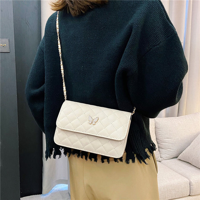 Jewelry WholesaleWholesale embroidered thread rhombus solid color shoulder bag  JDC-SD-Jianni002 Shoulder Bags 简尼 %variant_option1% %variant_option2% %variant_option3%  Factory Price JoyasDeChina Joyas De China