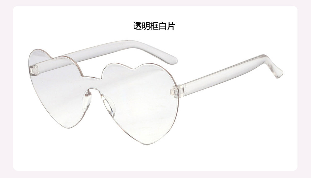 Wholesale PC material fashion love sunglasses men and women same style JDC-SG-AoMing001