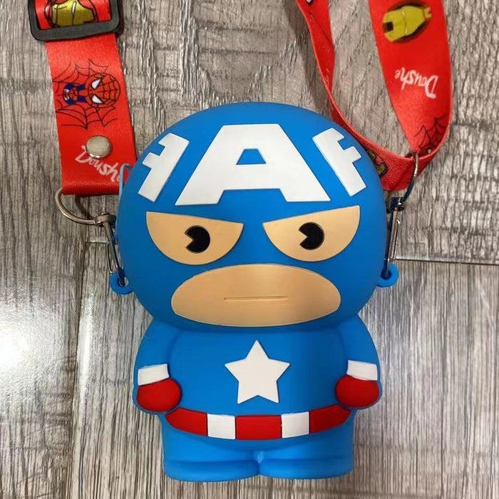 Wholesale PU Cartoon Spiderman Shoulder Bag MOQ≥3 JDC-SD-MF038