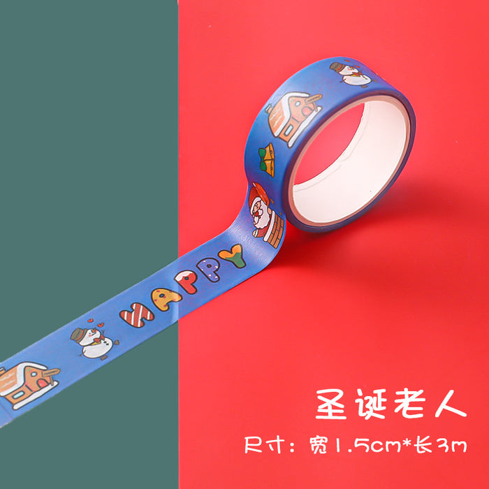 Wholesale tape paper paper cartoon christmas MOQ≥2 JDC-TP-dichen002