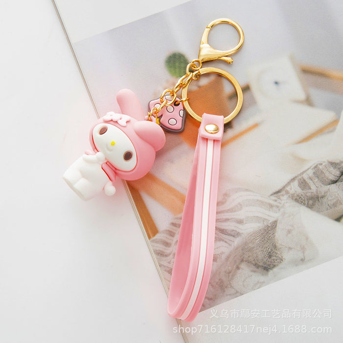 Wholesale Cartoon Series Keychain Cute Doll Bag Hair Ball Pendant (S) JDC-KC-YanA001