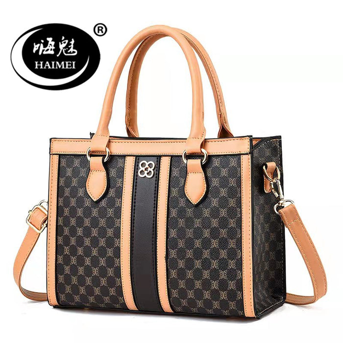 Wholesale Shoulder Bag PU Printing Handbag Diagonal Cross (F) JDC-SD-haim005